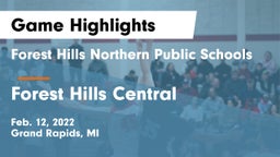 Forest Hills Northern Public Schools vs Forest Hills Central  Game Highlights - Feb. 12, 2022