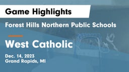 Forest Hills Northern Public Schools vs West Catholic  Game Highlights - Dec. 14, 2023