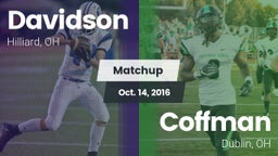 Matchup: Davidson  vs. Coffman  2016