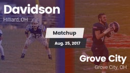 Matchup: Davidson  vs. Grove City  2017