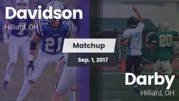 Matchup: Davidson  vs. Darby  2017