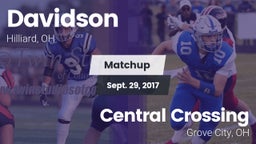 Matchup: Davidson  vs. Central Crossing  2017