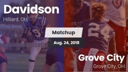 Matchup: Davidson  vs. Grove City  2018