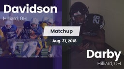 Matchup: Davidson  vs. Darby  2018