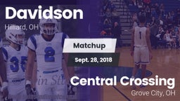 Matchup: Davidson  vs. Central Crossing  2018