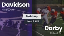 Matchup: Davidson  vs. Darby  2019