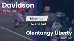 Matchup: Davidson  vs. Olentangy Liberty  2019