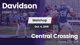 Matchup: Davidson  vs. Central Crossing  2019