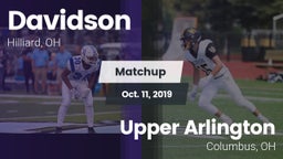 Matchup: Davidson  vs. Upper Arlington  2019