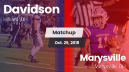 Matchup: Davidson  vs. Marysville  2019