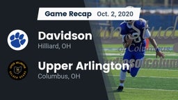 Recap: Davidson  vs. Upper Arlington  2020