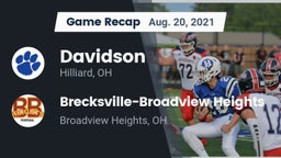 Recap: Davidson  vs. Brecksville-Broadview Heights  2021