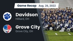 Recap: Davidson  vs. Grove City  2022