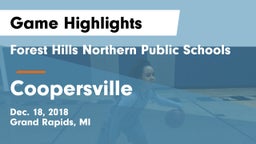Forest Hills Northern Public Schools vs Coopersville  Game Highlights - Dec. 18, 2018