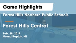 Forest Hills Northern Public Schools vs Forest Hills Central  Game Highlights - Feb. 28, 2019