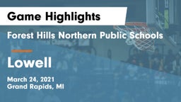 Forest Hills Northern Public Schools vs Lowell  Game Highlights - March 24, 2021