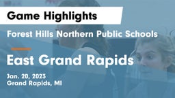 Forest Hills Northern Public Schools vs East Grand Rapids  Game Highlights - Jan. 20, 2023