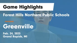 Forest Hills Northern Public Schools vs Greenville  Game Highlights - Feb. 24, 2023