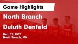 North Branch  vs Duluth Denfeld  Game Highlights - Dec. 12, 2019