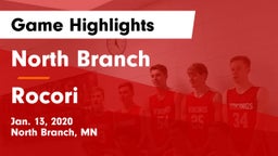 North Branch  vs Rocori  Game Highlights - Jan. 13, 2020