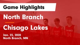 North Branch  vs Chisago Lakes  Game Highlights - Jan. 23, 2020