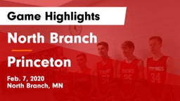 North Branch  vs Princeton  Game Highlights - Feb. 7, 2020