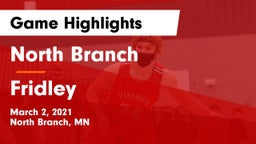 North Branch  vs Fridley  Game Highlights - March 2, 2021
