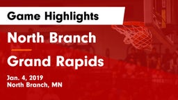 North Branch  vs Grand Rapids  Game Highlights - Jan. 4, 2019