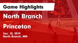 North Branch  vs Princeton  Game Highlights - Jan. 10, 2019