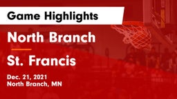 North Branch  vs St. Francis  Game Highlights - Dec. 21, 2021