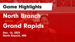 North Branch  vs Grand Rapids  Game Highlights - Dec. 16, 2023