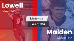 Matchup: Lowell  vs. Malden  2016