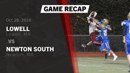 Recap: Lowell  vs. Newton South  2016