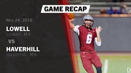 Recap: Lowell  vs. Haverhill  2016