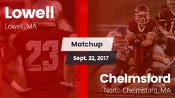 Matchup: Lowell  vs. Chelmsford  2017