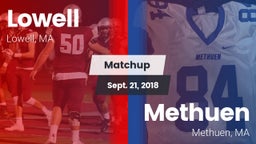 Matchup: Lowell  vs. Methuen  2018