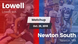 Matchup: Lowell  vs. Newton South  2018