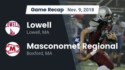 Recap: Lowell  vs. Masconomet Regional   2018