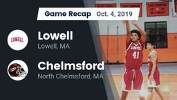 Recap: Lowell  vs. Chelmsford  2019