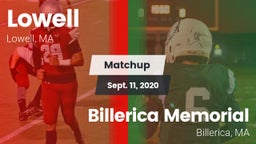 Matchup: Lowell  vs. Billerica Memorial  2020
