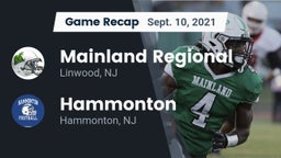Recap: Mainland Regional  vs. Hammonton  2021
