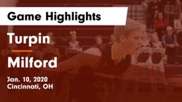 Turpin  vs Milford  Game Highlights - Jan. 10, 2020