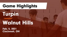 Turpin  vs Walnut Hills  Game Highlights - Feb. 5, 2021