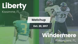 Matchup: Liberty  vs. Windermere  2017