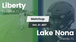 Matchup: Liberty  vs. Lake Nona  2017