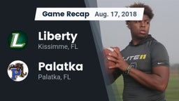 Recap: Liberty  vs. Palatka  2018
