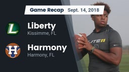 Recap: Liberty  vs. Harmony  2018