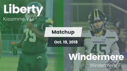 Matchup: Liberty  vs. Windermere  2018