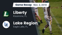 Recap: Liberty  vs. Lake Region  2018
