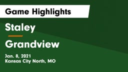 Staley  vs Grandview  Game Highlights - Jan. 8, 2021